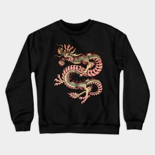 OldSalt American Japanese Traditional Dragon Crewneck Sweatshirt